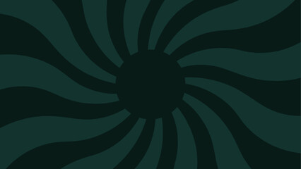 Poster - Abstract Green blue vector twist radial striped light sunburst pattern. Circle geometric sunburst bright backdrop background. Stripe sunburst texture design with spiral rays.