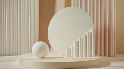 Wall Mural - minimalist digital learning setup with soft lighting