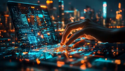 Night City Coder Typing Data