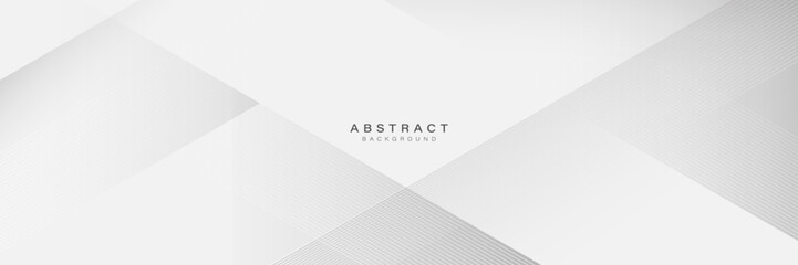 Wall Mural - minimalist white abstract geometric background
