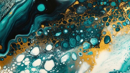 Wall Mural - abstract colorful splash with intricate gradients