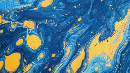 Wall Mural - dynamic ink splashes on vibrant abstract canvas