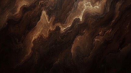 Wall Mural - Dark brown marble texture, seamless pattern, digital art, high resolution