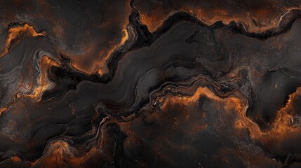 Wall Mural - Dark brown marble texture, seamless pattern, digital art, high resolution