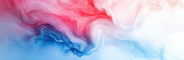 Wall Mural - a colorful swirl of blue, red, and white. the colors are vibrant and the design is abstract