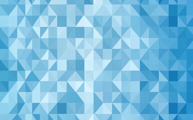 Wall Mural - Blue background with a geometric pattern, light blue color