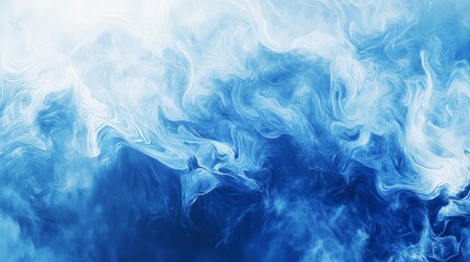 Wall Mural - Abstract tie-dye background with blue and white colors, creating an artistic pattern