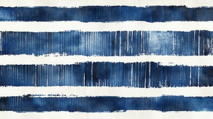 Wall Mural - A blue and white striped pattern, with thick lines of varying density, creates an abstract background with no images or patterns on it