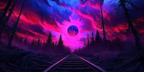 Wall Mural - all nighter