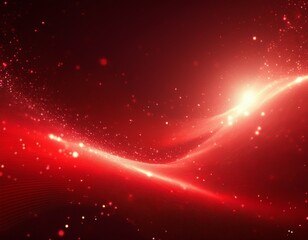 red abstract background glowing particles light leaks