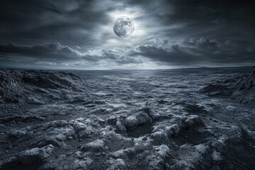 Wall Mural - full moon photo