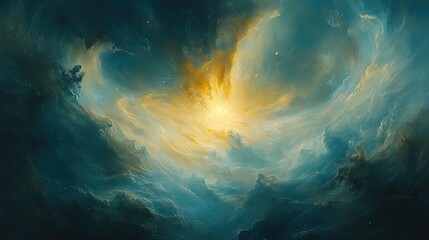 celestial swirl, cosmic energy, nebula background, space art, for science fiction