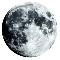 Wall Mural - the moon png sticker, transparent background