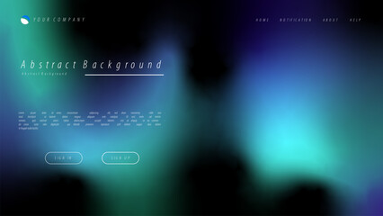 Wall Mural - Mesh gradient abstract background for your landing page design. Minimal background for website designs