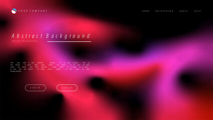 Wall Mural - Mesh gradient abstract background for your landing page design. Minimal background for website designs