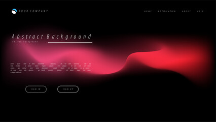 Wall Mural - Mesh gradient abstract background for your landing page design. Minimal background for website designs