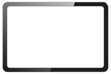 tablet pc isolated on white background