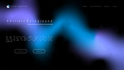 Wall Mural - Mesh gradient abstract background for your landing page design. Minimal background for website designs