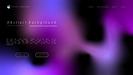 Wall Mural - Mesh gradient abstract background for your landing page design. Minimal background for website designs