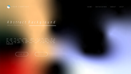 Wall Mural - Mesh gradient abstract background for your landing page design. Minimal background for website designs