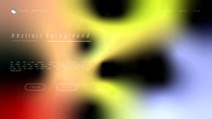 Wall Mural - Mesh gradient abstract background for your landing page design. Minimal background for website designs