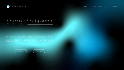 Wall Mural - Mesh gradient abstract background for your landing page design. Minimal background for website designs