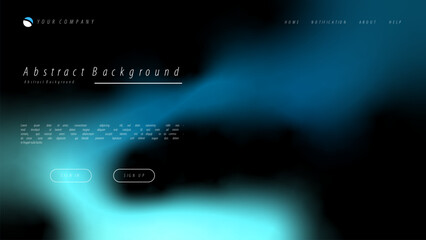 Wall Mural - Mesh gradient abstract background for your landing page design. Minimal background for website designs