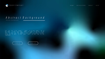 Wall Mural - Mesh gradient abstract background for your landing page design. Minimal background for website designs