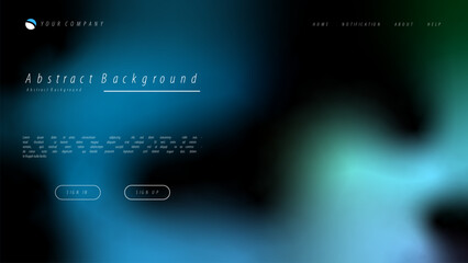 Wall Mural - Mesh gradient abstract background for your landing page design. Minimal background for website designs