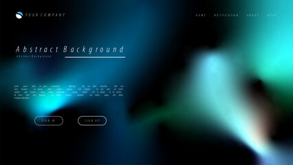Wall Mural - Mesh gradient abstract background for your landing page design. Minimal background for website designs