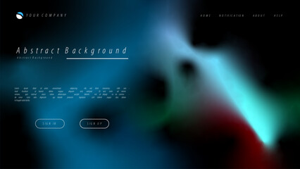 Wall Mural - Mesh gradient abstract background for your landing page design. Minimal background for website designs