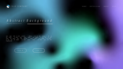 Wall Mural - Mesh gradient abstract background for your landing page design. Minimal background for website designs