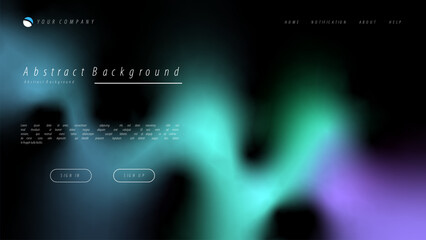 Wall Mural - Mesh gradient abstract background for your landing page design. Minimal background for website designs