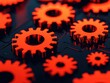 © Creator88 - Abstract glowing gears representing the operational strength of largecap companies, Large Cap Stocks, economic engine