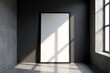 © pinky - Empty Modern Room with Blank Picture Frame - Industrial Style Design Inspiration
