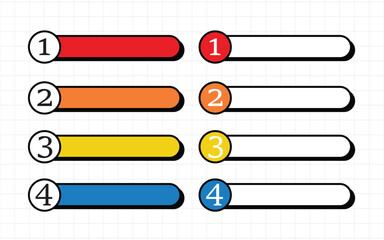 Wall Mural - retro text box aesthetic ribbon. infographic label, element, shape, set of text box.