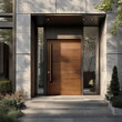 © Sekai - Sophisticated modern door featuring fresh design elements and sleek lines for an impressive contemporary entrance