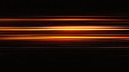 Bright golden horizontal light streaks over a dark black background