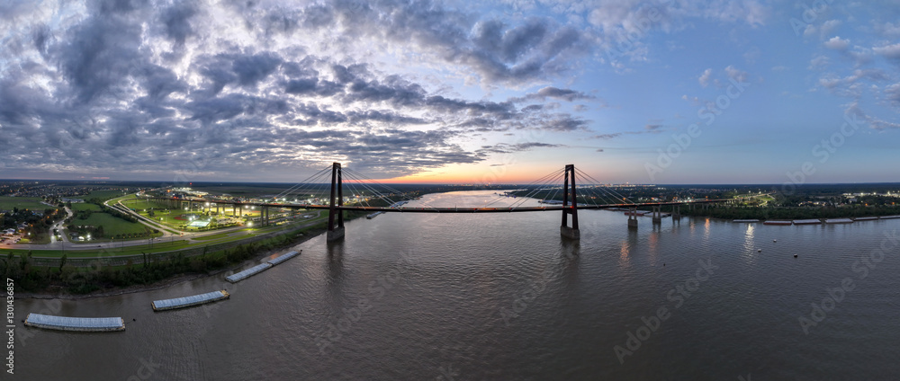 Hale Boggs Memorial Bridge - Luling, South Louisiana Stock Photo ...