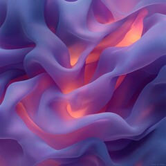 Wall Mural - abstract purple and orange swirls, background texture