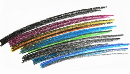 coal pencil stroke grunge. coal pencil colorful brush. chalk texture. generated image