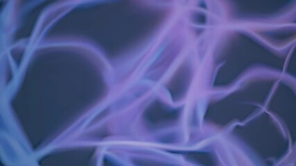 Poster - Abstract purple and blue light patterns on a dark background, digital art concept