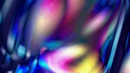 Poster - Abstract swirl with vibrant colors and flowing motion. Digital art concept