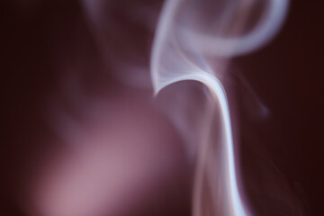 Wall Mural - macro shot of smoke swirl in the air as background