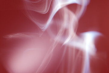Wall Mural - macro shot of smoke swirl in the air as background