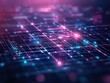 © pitchanat - Futuristic Cityscape at Night with Glowing Neon Lights Illuminating Skyscrapers and Streets Creating a Vibrant and Lively Urban Atmosphere