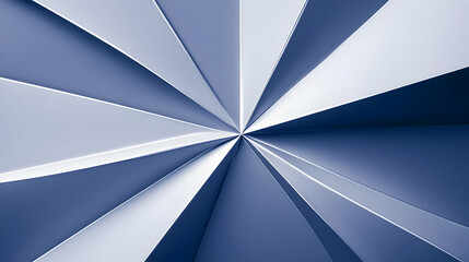 Wall Mural - abstract background illustration - blue and white radial design