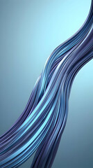 Wall Mural - 3d abstract background - blue and purple swirls