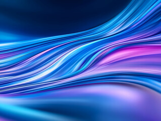 Wall Mural - abstract background - blue purple swirls illustration