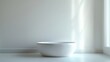 © BM - Empty white bowl, studio, minimalist